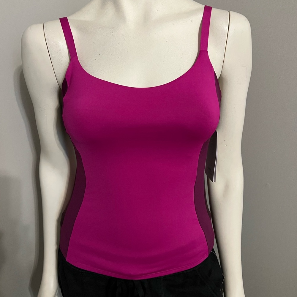 Athleta Coastline Bra Cup UPF Quick Dry Pink Adjustable Strap NWT Tankini